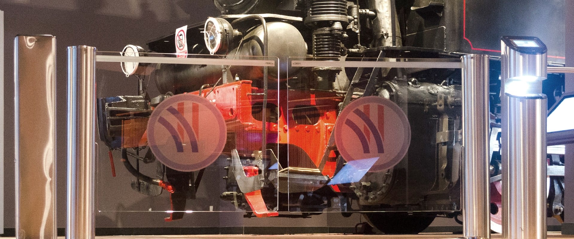 Автоматическая калитка WMD‑06, музей железных дорог России, Санкт-Петербург